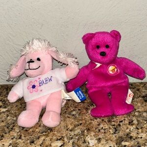 McDonald’s Mini Build a Bear Poodle and 25th Anniversary Burger Bear